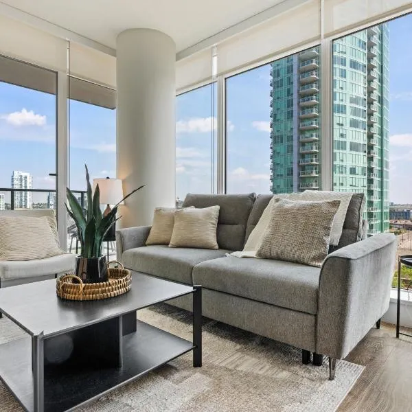 Modern Suite Calgary Downtown 5 min walk Stampede，位于卡尔加里的酒店