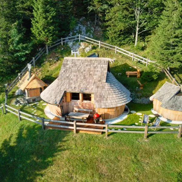 Luxury Chalet & Sauna Kati - Velika Planina - I Feel Alps，位于Stahovica的酒店