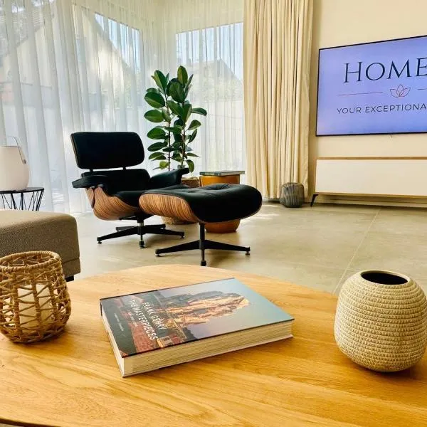 Homely Basel Airport, hotel in Saint-Louis