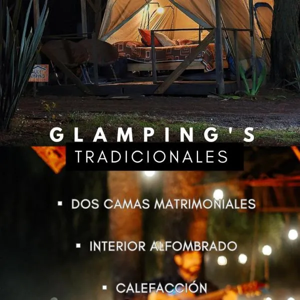 Cabañas El Encanto Suites Familiares, hotel di Las Vigas