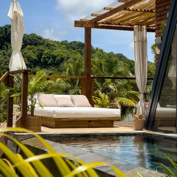 Mini Villa ATIKA Luxe Tropical pour Deux, hotel in Ducos