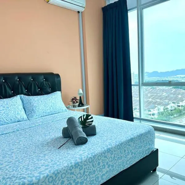 Superb Airport 2BR Suite# Straits Intl# MsgChair, hôtel à Bayan Lepas