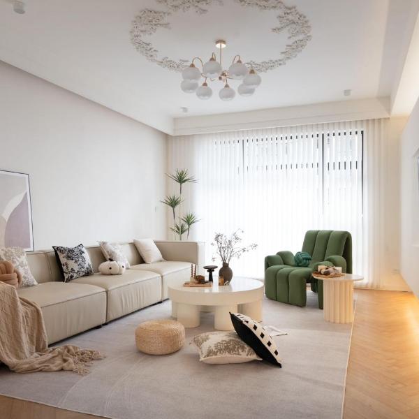 Eastern Hub - Bund Branch Luxurious Super Three-bedroom in Shilin Huayuan, Šanghaj