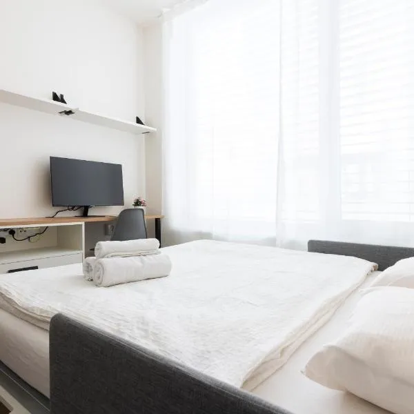 Studio Mozart, Free Onsite Parking, Air Conditioning, 1Gbs WiFi, hotel v Praze