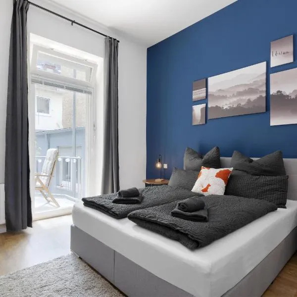 Casa di Nero Komfort mit Innenstadtlage und Balkon, viešbutis Vysbadene