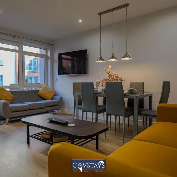Beauchamp House - 2-bed apartment in Coventry City Centre, Free Parking, by COVSTAYS, hotel in Coventry