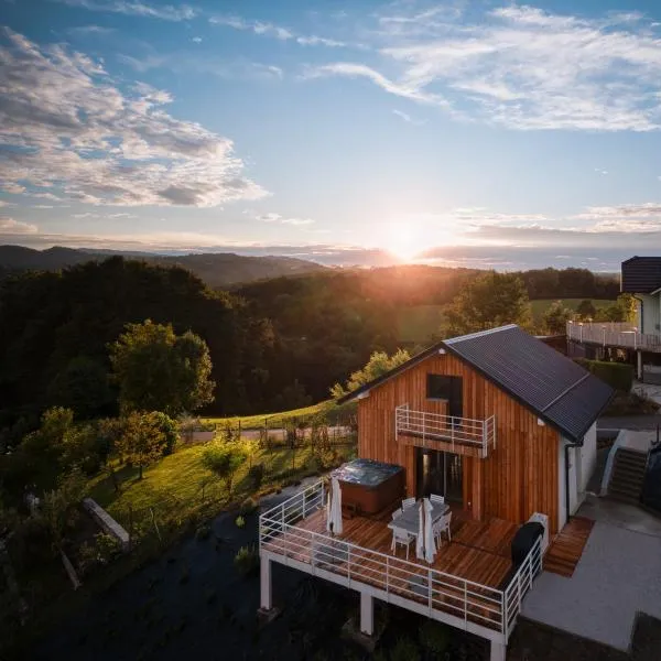 Cottage Retreat with Hot Tub & Sauna、Zgornja Kungotaのホテル