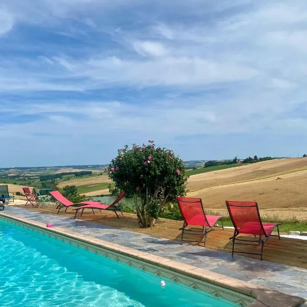 Maison d'HÔTES LA FEZENDES, hotel em Miradoux