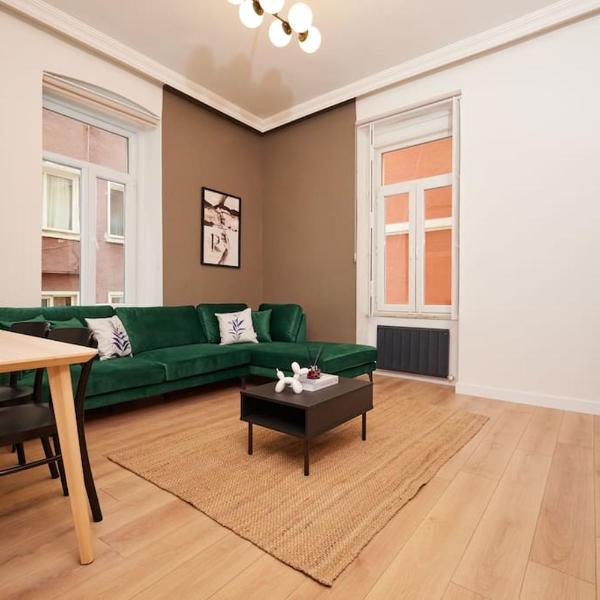 Charming 2BR AC in Center - Santur D1, Istanbul