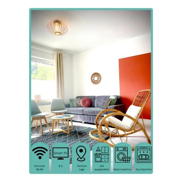 WLAN,Smart TV,4 Betten, Zentral, khách sạn ở Emden