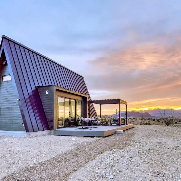 Stardust Big Bend Luxury A-Frame #6 with a great view、ターリングアのホテル