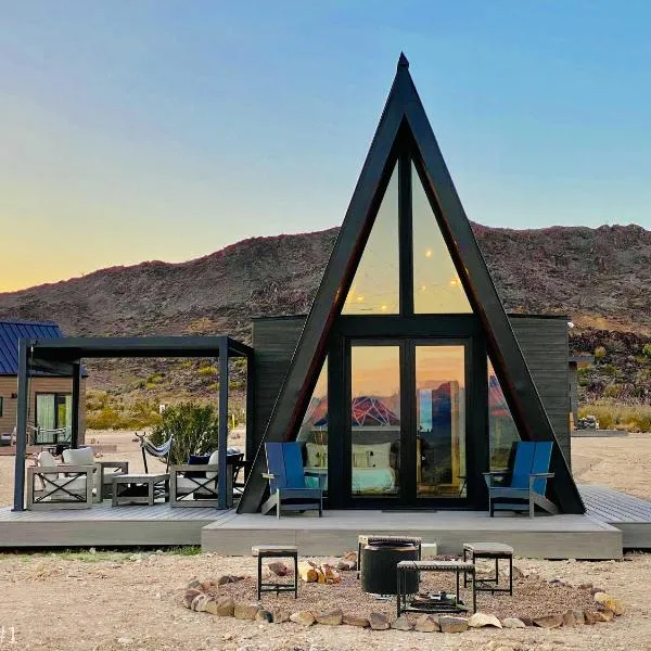 Stardust Big Bend Luxury A-Frame#1 with a fab view、ターリングアのホテル