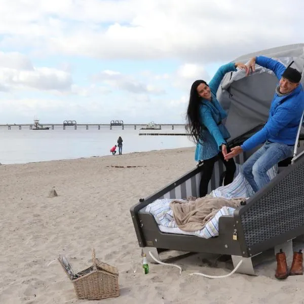 Schlafstrandkorb Nr 2、ケレンフーゼンのホテル