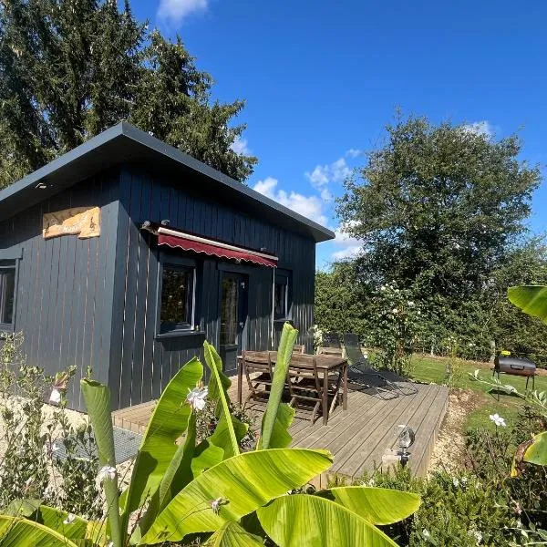 Chalet au calme avec terrasse sur belle propriété, Hotel in Saint-Denis-sur-Ouanne