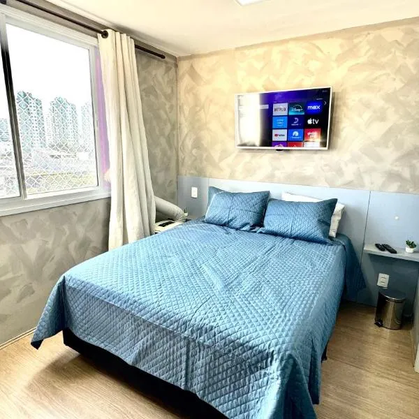 MV 54A Encantador Apartamento Em Frente Ao Metrô Brás ! - Rua Coronel Mursa, 56 - Bras, hotel in Sao Paulo