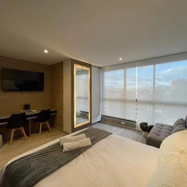 Comodidad y estilo Apartaestudio en Corferias, hotel in Bogotá