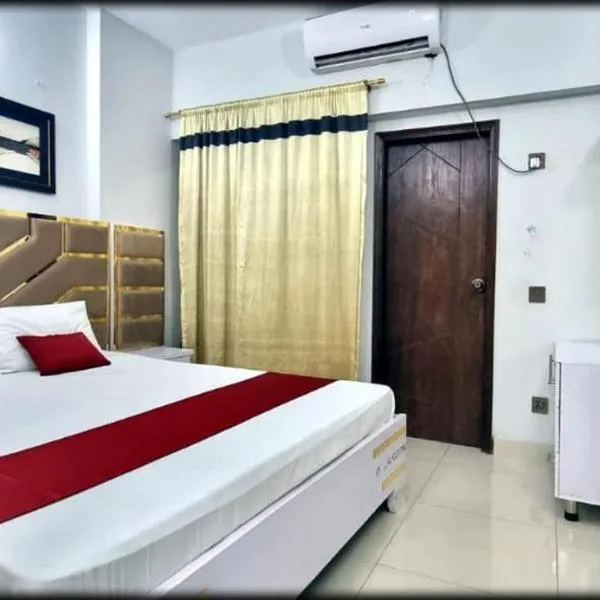 Studio Apartment- New Project -Furnished-Pick & Drop, hotel in Karachi
