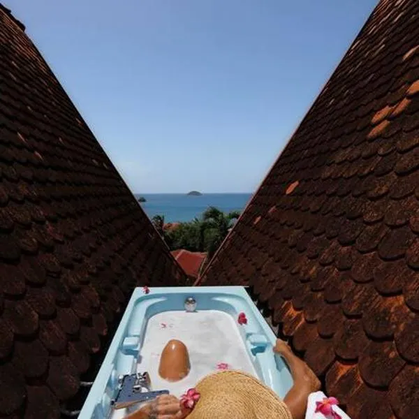 La baignoire sur le toit 7 à 8 personnes, hotel v destinaci La Trinité