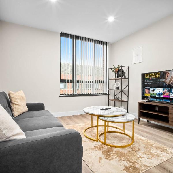 Modern Apartment - City Centre - 2 Bedrooms - Wifi - Netflix - Jewellery Quarter 9AH, Birmingham