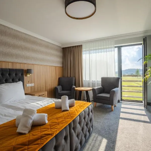 Hotel Mazurkowa & Wesela & Imprezy & Konferencje Jelenia Góra, obok restauracja Mazurkowa Chata, hotell i Jelenia Góra