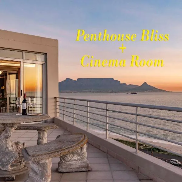 Sunny Beach Penthouse with Cinema Room, hotel in Bloubergstrand