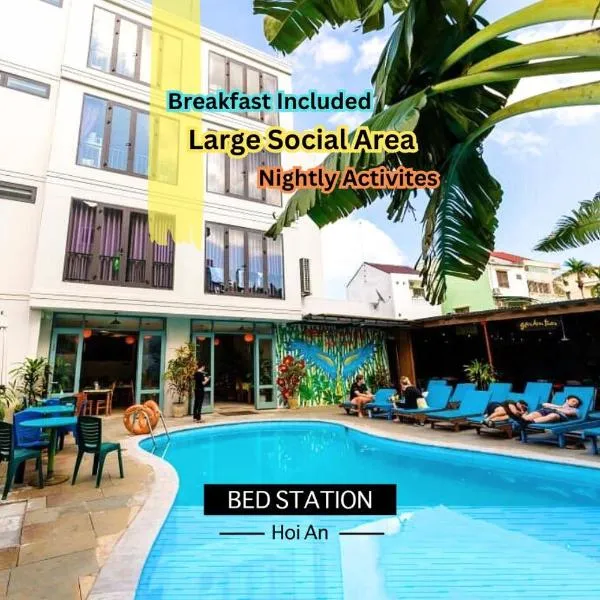 Bed Station Hostel & Pool Bar Hội An " Former Sunflower", hotel v destinaci Hoi An