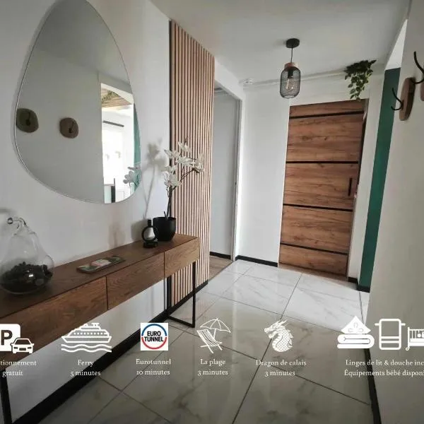 Calais Plage-Gare Appartement élégant tout équipé, khách sạn ở Calais