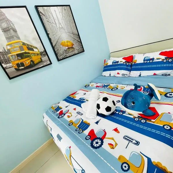 ELYSIA-Near Gleaneagles & Legoland-2RB WarmQ Suite Max7pax-WaterDispenser, hotel en Nusajaya