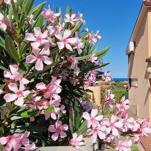 SU BISU Costa Rei R4991 terrace with sea view, 500m from the beach, hotel in Costa Rei