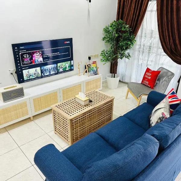 BM大山脚 Alma Single Storey Semi-D 5-minute To Aeon Mall, hôtel à Bukit Mertajam