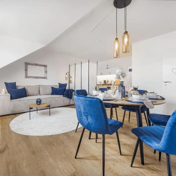 Exquisite Superior Suite 80m2 mit 2 Schlafzimmern & Badewanne - Messe Essen, hotelli kohteessa Essen