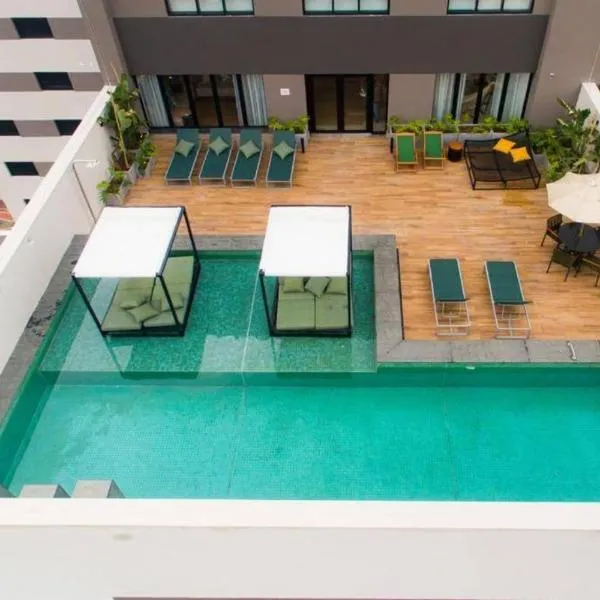 Vila Olímpia Studio Good Local Piscina Coworking Rooftop Cinema Gym, hotel em São Paulo