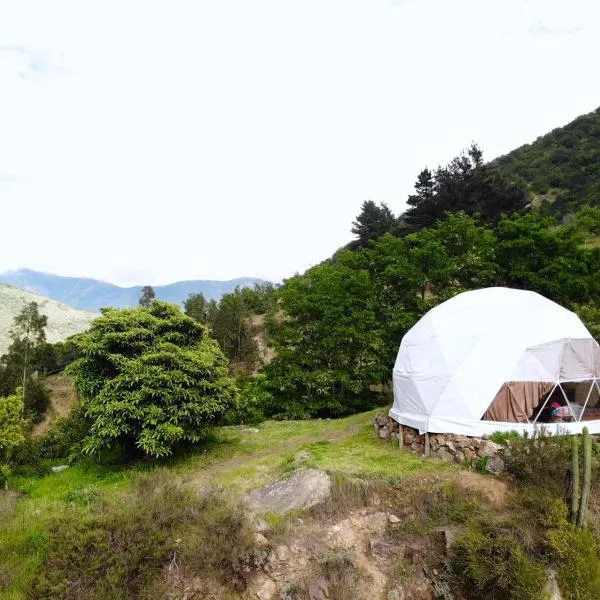 Domo Geodesico en Reserva Mundial de la Biosfera, hotel in Olmué