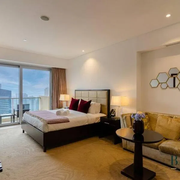 Elegant Studio, Address Marina.，位于迪拜的酒店