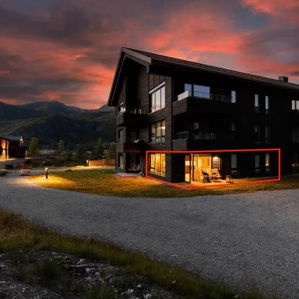 Exclusive Ski In-Out apartment in Hemsedal next to Fyri Resort, hotel i Hemsedal