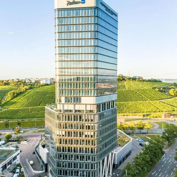Radisson Blu Hotel at Porsche Design Tower Stuttgart, Hotel in Stuttgart