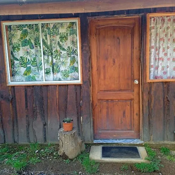 Departamento frente a la entrada de los ojos del caburgua, готель у місті Пукон