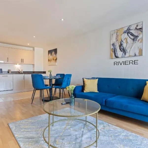 Spacious 2 bedroom Apartment-City Centre - Free Parking- Sleeps 5, hotel in Birmingham
