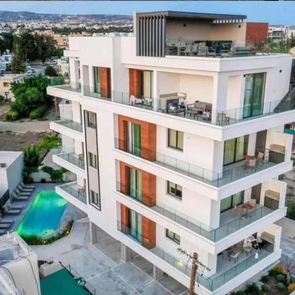 Olive Shared Pool Apartments，位于Paphos的酒店