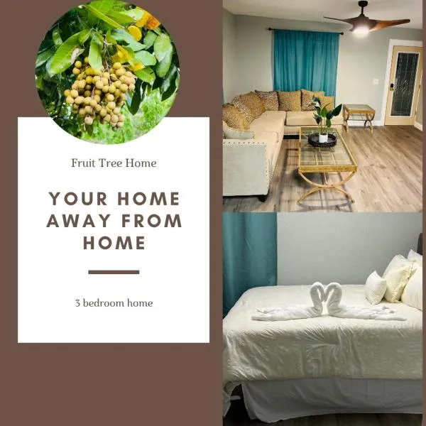3bdrm Fruit Tree Home near downtown Orlando, hotel in Orlando