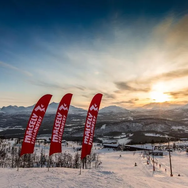Målselv Fjellandsby - Cabins, hotel din Bardufoss