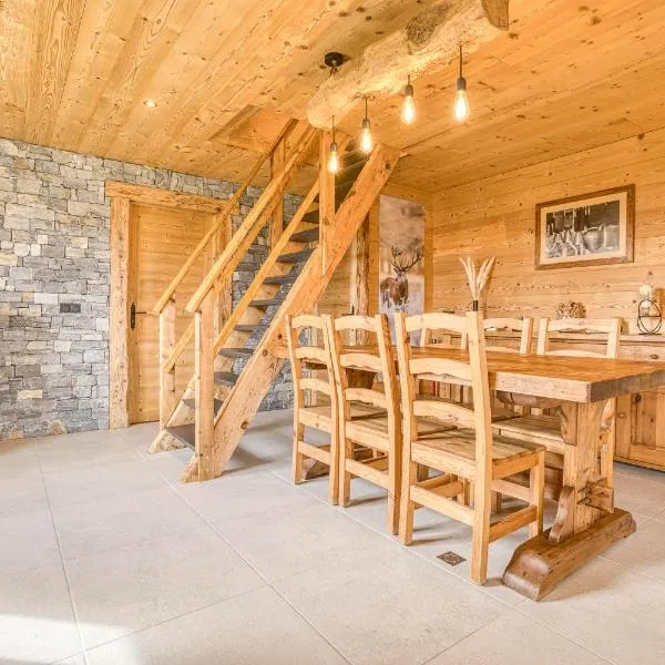 Le chamois, chez le charpentier d'antan, La chaleur du bois, le calme de la campagne, hôtel à Épagny