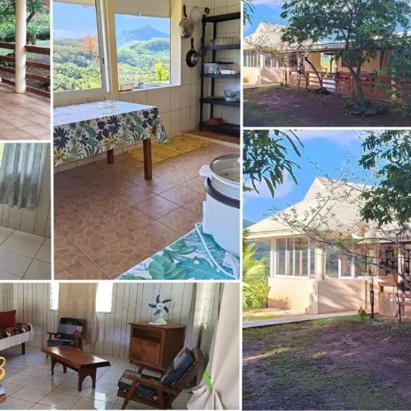 Fare NATIHERE Huahine 3, hotel in Maroe