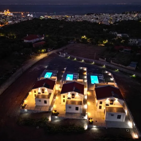 Pierres Blanches Residences, with private pools、ミティリニのホテル