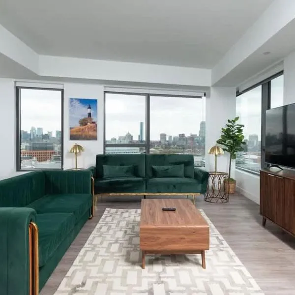 Central Square Penthouse near MIT Harvard Wi-Fi & GYM, hotel u gradu 'Cambridge'