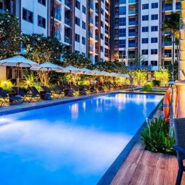Walking Street Unixx condo Beautiful sea view, hotel in Pattaya South