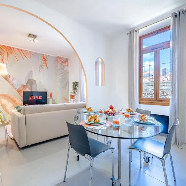 1Br - Monaco 1 Min Walk - Close to Port and Train, hotel in Beausoleil