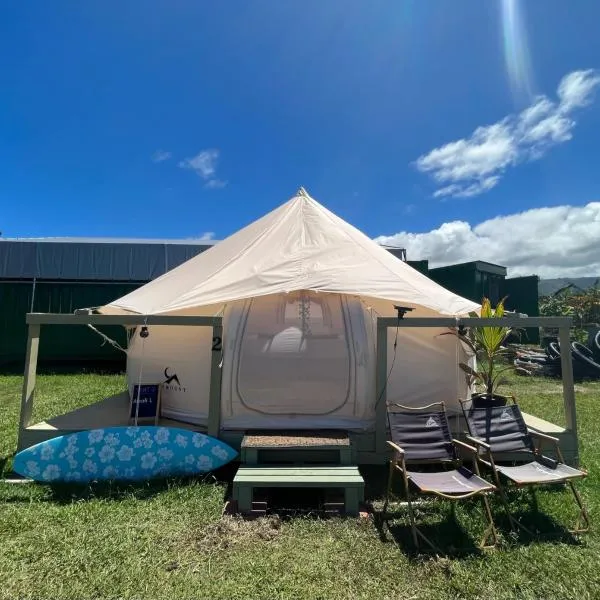 North Shore Glamping Camping Laie, Oahu, Hawaii, hotel a Laie