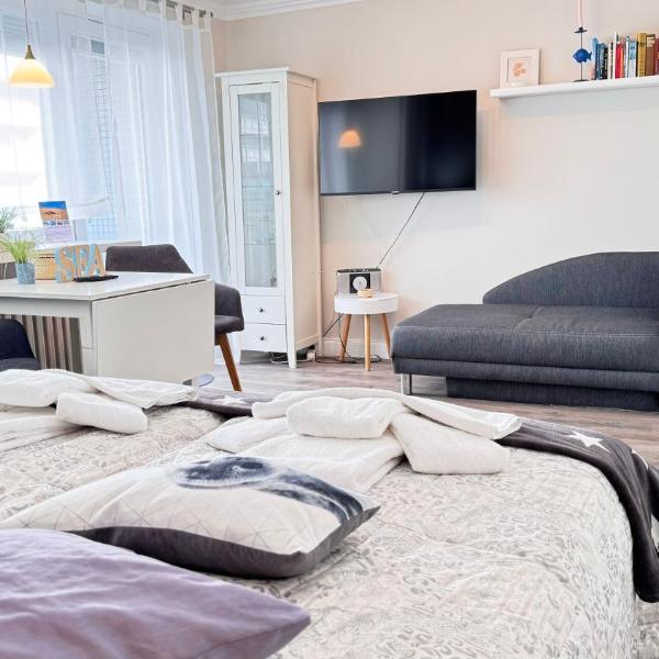 10-105, sehr Strandnah, im Herzen Westerlands, Westbalkon, 1 Zi