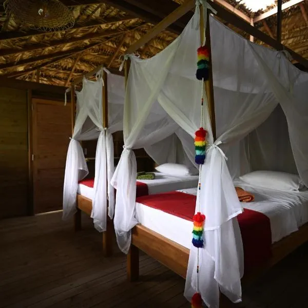 Madre Selva Eco Lodge、ヌキのホテル